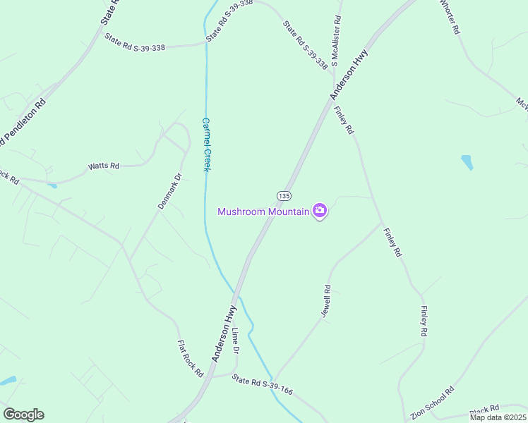 map of restaurants, bars, coffee shops, grocery stores, and more near 117 Indian Creek Drive in Liberty