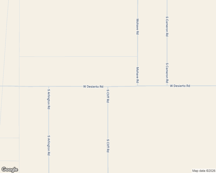 map of restaurants, bars, coffee shops, grocery stores, and more near West Desierto Road in Yucca
