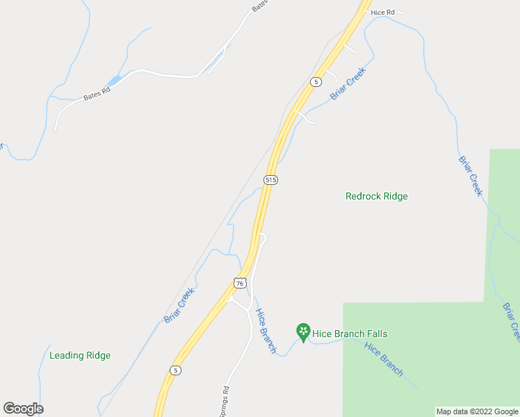map of restaurants, bars, coffee shops, grocery stores, and more near 2679 Georgia 515 in Ellijay