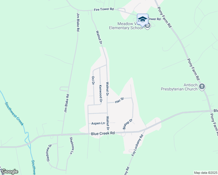 map of restaurants, bars, coffee shops, grocery stores, and more near 414 Walnut Drive in Jacksonville
