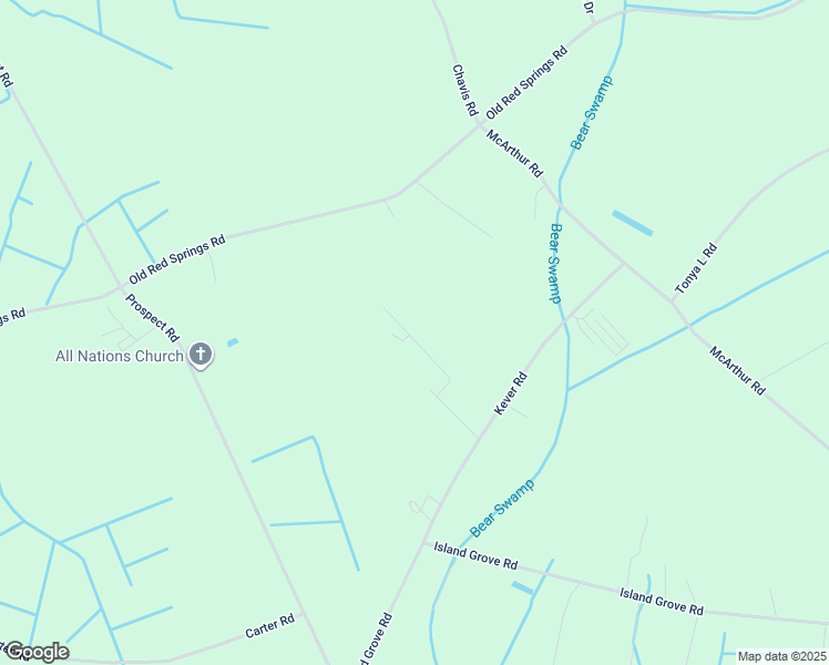 map of restaurants, bars, coffee shops, grocery stores, and more near 350 Jessie Road in Maxton