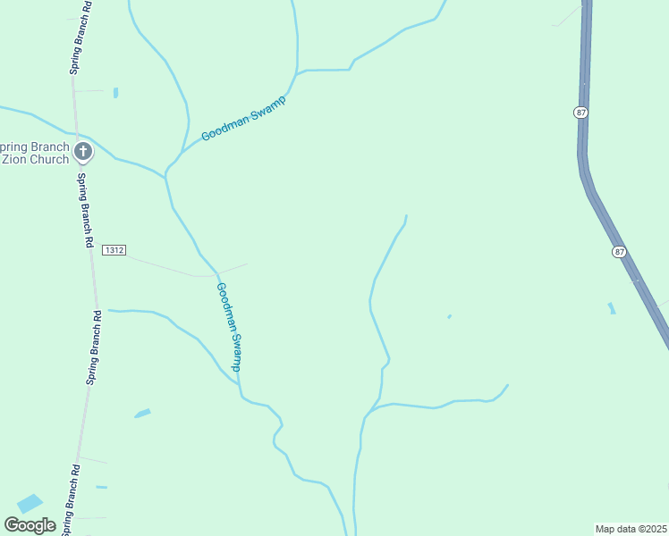 map of restaurants, bars, coffee shops, grocery stores, and more near Grover Road in Tar Heel
