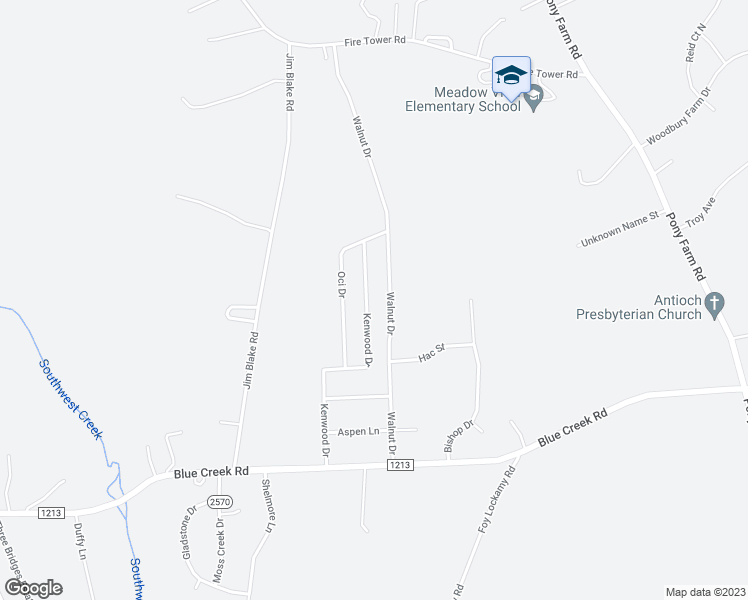 map of restaurants, bars, coffee shops, grocery stores, and more near 426 Kenwood Drive in Jacksonville