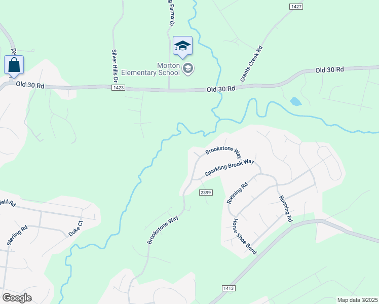 map of restaurants, bars, coffee shops, grocery stores, and more near 103 Crystal Stone Way in Jacksonville