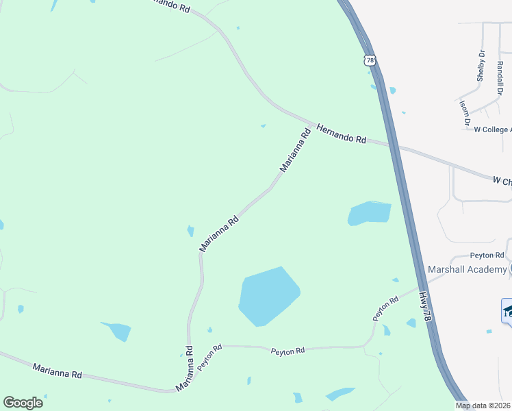 map of restaurants, bars, coffee shops, grocery stores, and more near 121 Marianna Road in Holly Springs