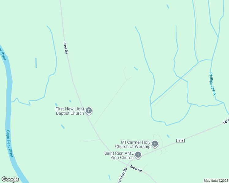 map of restaurants, bars, coffee shops, grocery stores, and more near 323 Clem Council Road in White Oak