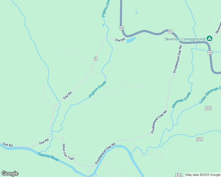 map of restaurants, bars, coffee shops, grocery stores, and more near 307 Pigeon Creek Road in Blue Ridge