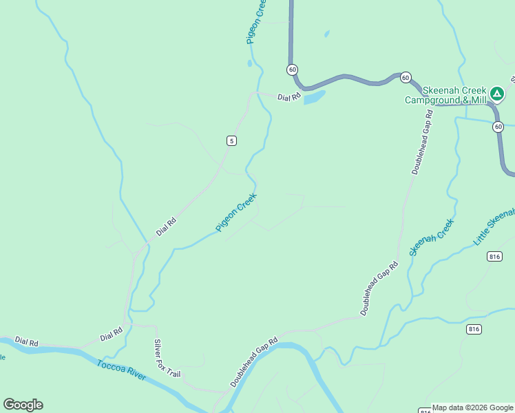 map of restaurants, bars, coffee shops, grocery stores, and more near 350 Pigeon Creek Road in Blue Ridge