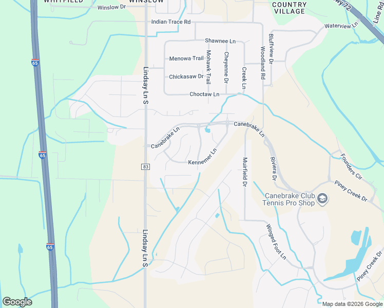 map of restaurants, bars, coffee shops, grocery stores, and more near 14358 Birkdale Circle in Athens