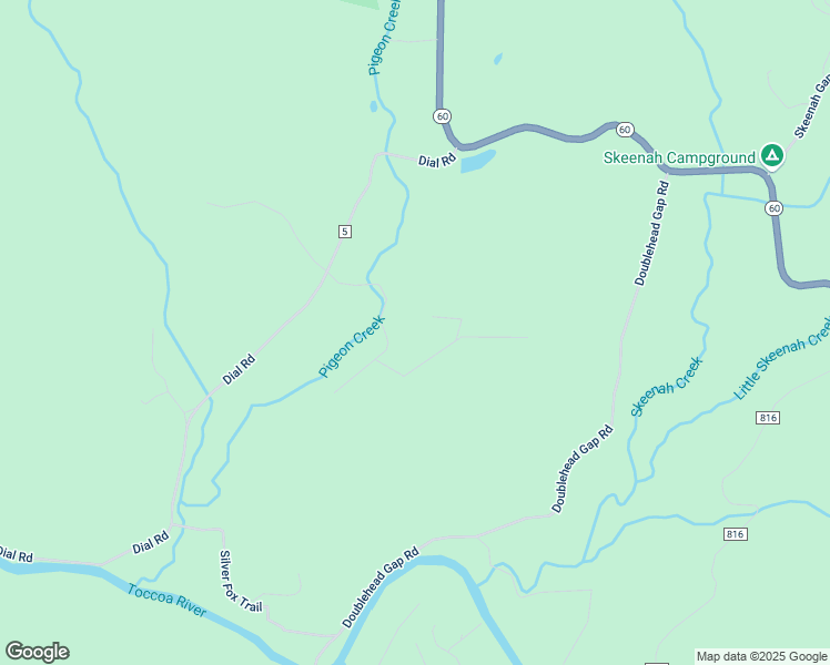 map of restaurants, bars, coffee shops, grocery stores, and more near 90 Pigeon Creek Road in Blue Ridge
