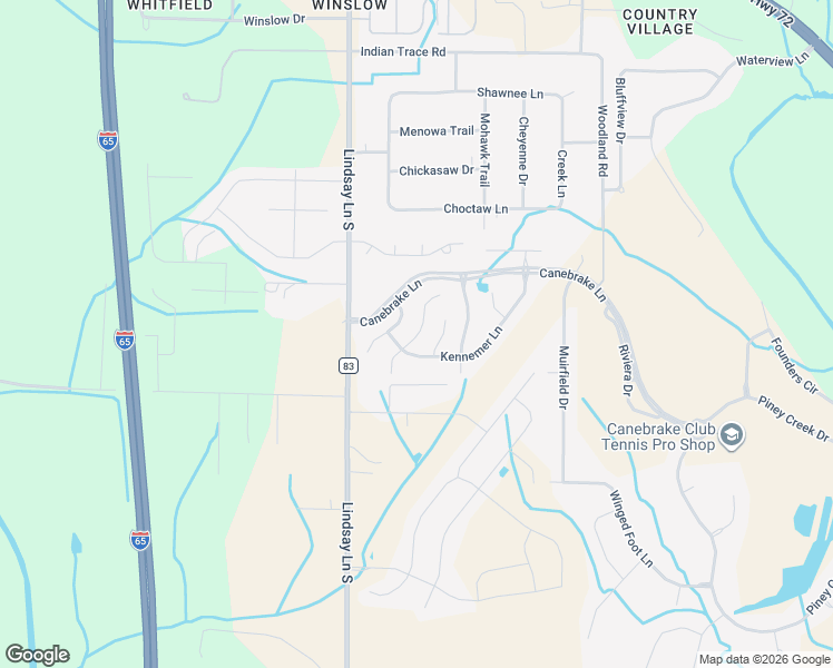 map of restaurants, bars, coffee shops, grocery stores, and more near 14332 Turnberry Lane in Athens