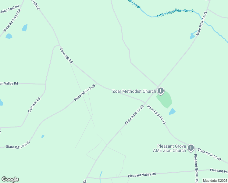 map of restaurants, bars, coffee shops, grocery stores, and more near State Road S-13-49 in Cheraw