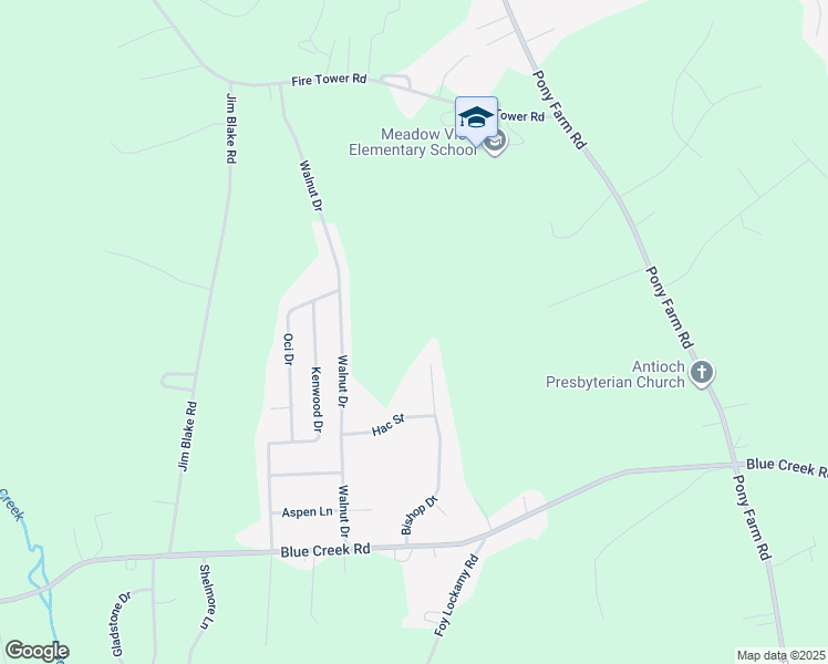 map of restaurants, bars, coffee shops, grocery stores, and more near 261 Bishop Drive in Jacksonville