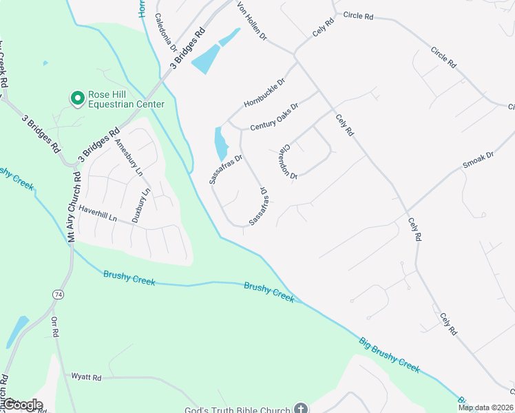 map of restaurants, bars, coffee shops, grocery stores, and more near 252 Sassafras Drive in Easley