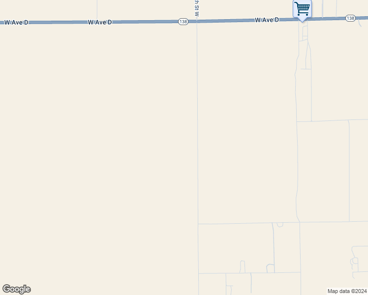 map of restaurants, bars, coffee shops, grocery stores, and more near 48419 190th Street West in Lancaster