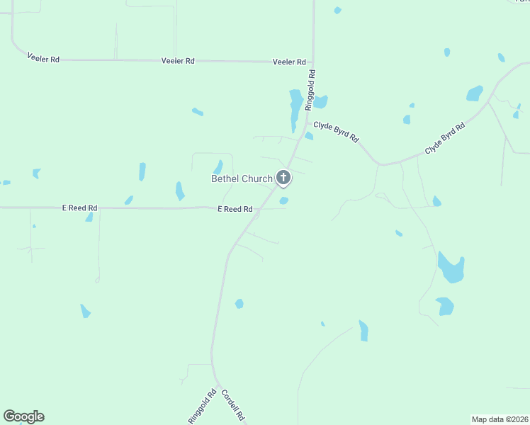 map of restaurants, bars, coffee shops, grocery stores, and more near 2025 Ringgold Road in LaFayette