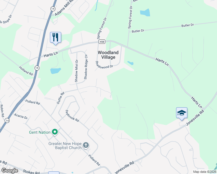 map of restaurants, bars, coffee shops, grocery stores, and more near 357 Duffie Road in Simpsonville