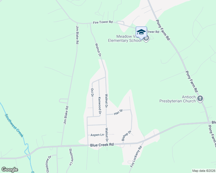 map of restaurants, bars, coffee shops, grocery stores, and more near 504 Walnut Drive in Jacksonville