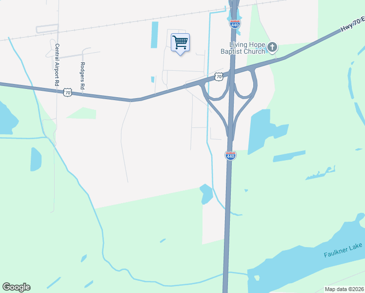 map of restaurants, bars, coffee shops, grocery stores, and more near 1 Harold Ives Drive in North Little Rock