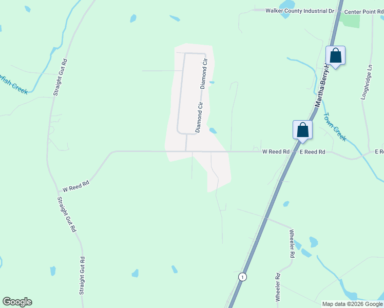 map of restaurants, bars, coffee shops, grocery stores, and more near 533 West Reed Road in LaFayette