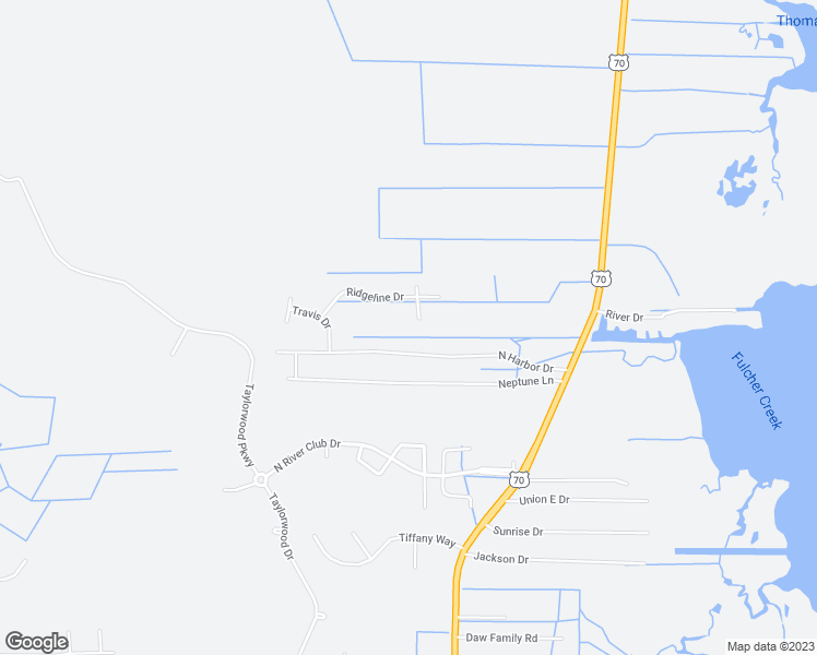 map of restaurants, bars, coffee shops, grocery stores, and more near 106 South Tamassee Lane in Beaufort