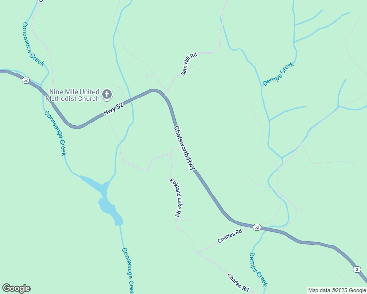 map of restaurants, bars, coffee shops, grocery stores, and more near 3411 Chatsworth Highway in Ellijay