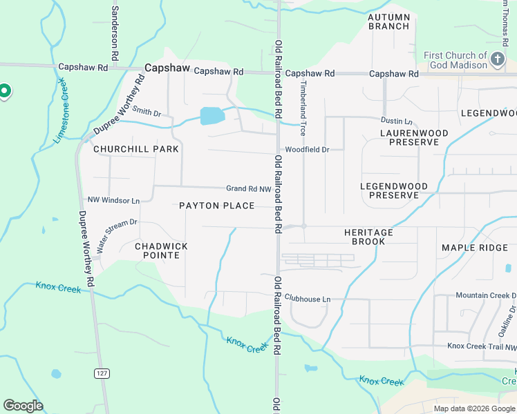 map of restaurants, bars, coffee shops, grocery stores, and more near 29984 Westfield Drive in Madison