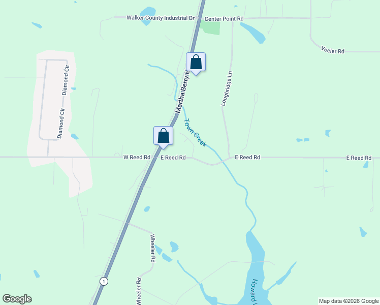 map of restaurants, bars, coffee shops, grocery stores, and more near 160 East Reed Road in LaFayette