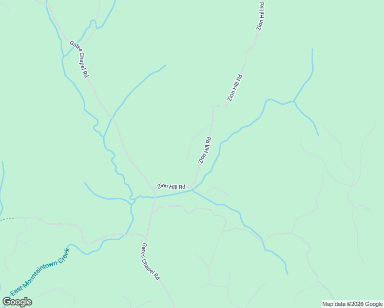 map of restaurants, bars, coffee shops, grocery stores, and more near Zion Hill Road in Ellijay