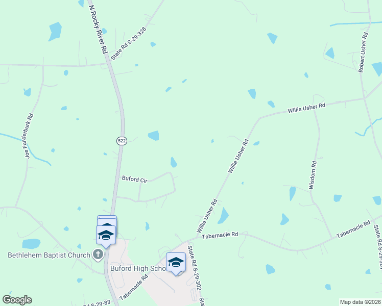 map of restaurants, bars, coffee shops, grocery stores, and more near in Buford
