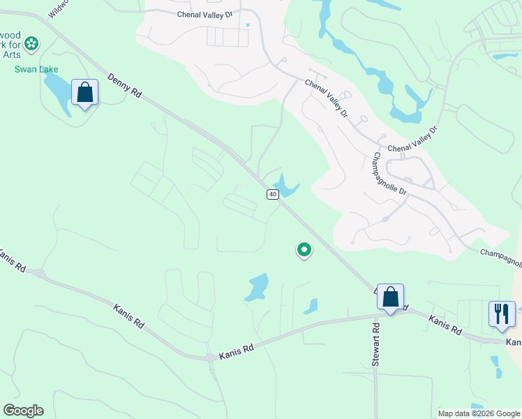 map of restaurants, bars, coffee shops, grocery stores, and more near 89 Saffron Circle in Little Rock