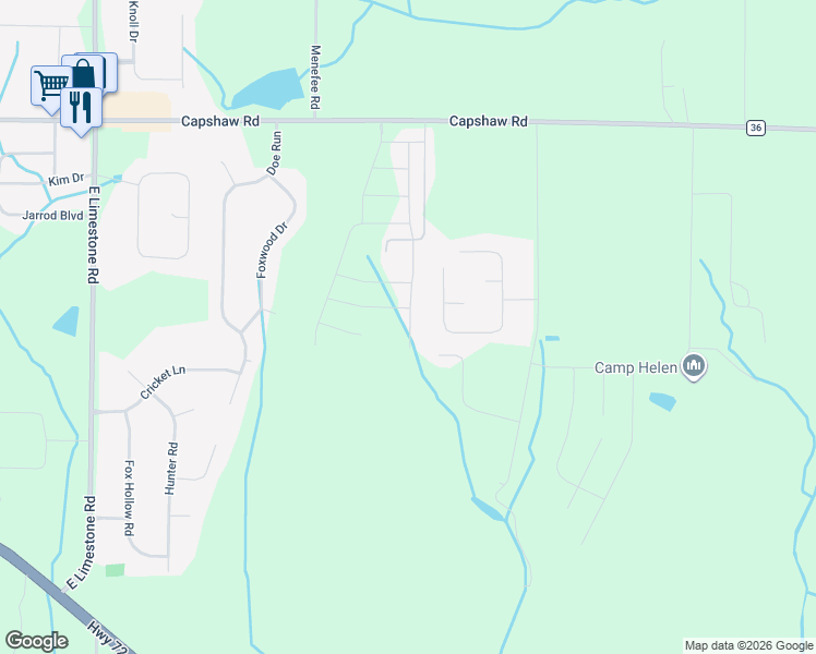 map of restaurants, bars, coffee shops, grocery stores, and more near 14380 Sara Beth Drive in Harvest