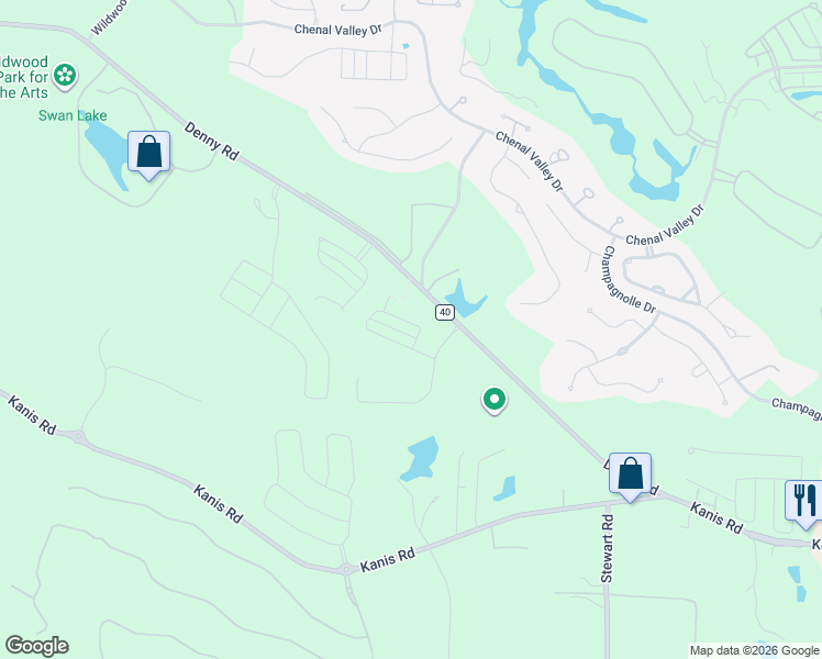 map of restaurants, bars, coffee shops, grocery stores, and more near 89 Saffron Circle in Little Rock