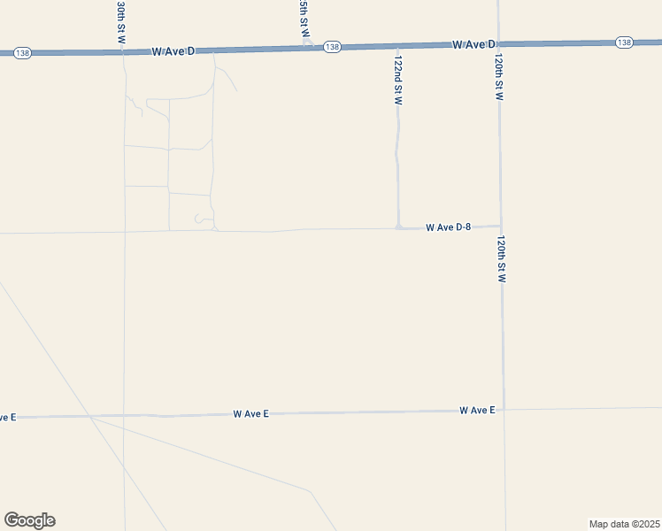 map of restaurants, bars, coffee shops, grocery stores, and more near 125 West Avenue D-8 in Lancaster