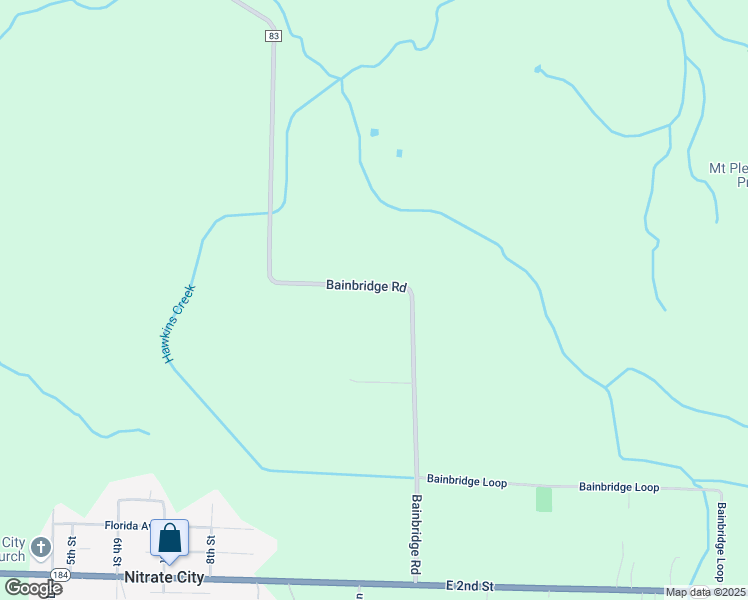 map of restaurants, bars, coffee shops, grocery stores, and more near 233-1299 Bainbridge Road in Muscle Shoals