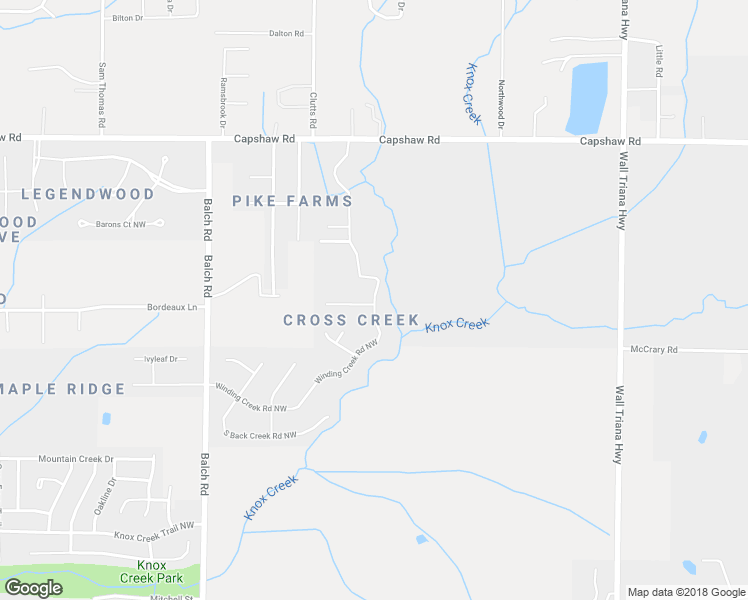 map of restaurants, bars, coffee shops, grocery stores, and more near 158 Winding Creek Road Northwest in Madison