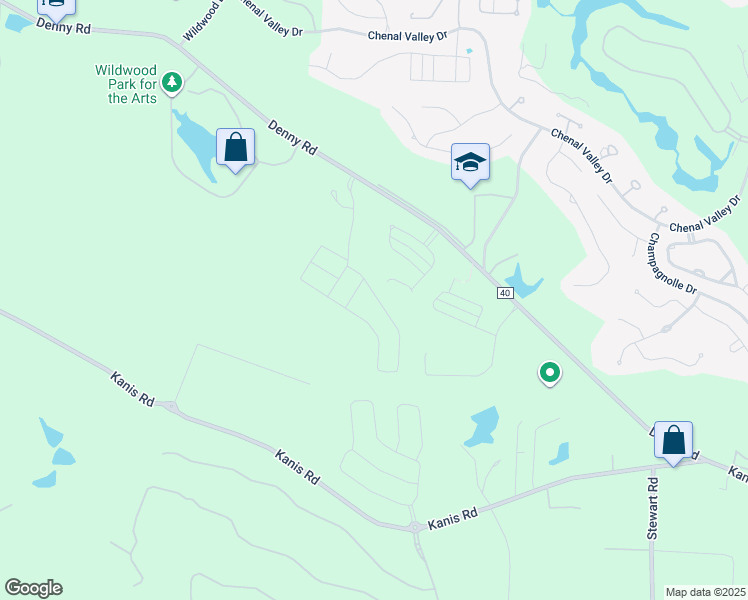 map of restaurants, bars, coffee shops, grocery stores, and more near 901 Wildcreek Circle in Little Rock