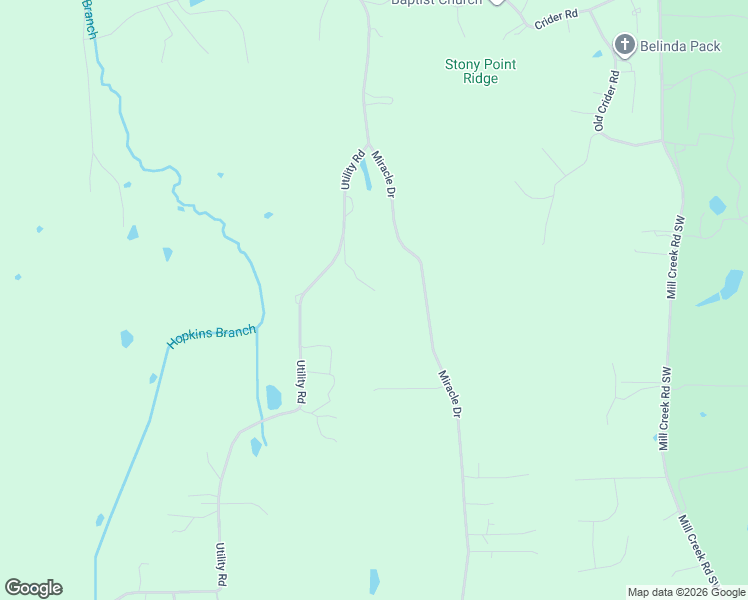 map of restaurants, bars, coffee shops, grocery stores, and more near 2065C Utility Road in Rocky Face