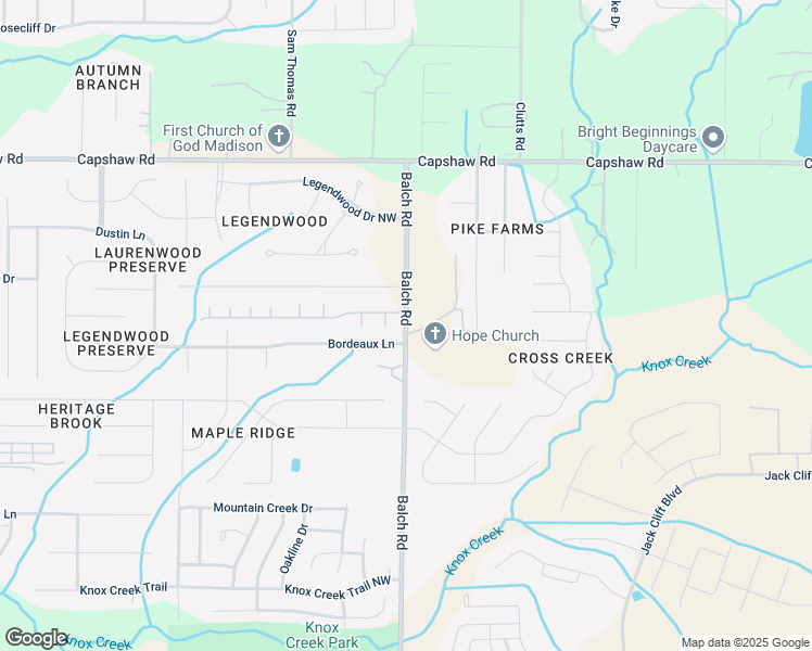 map of restaurants, bars, coffee shops, grocery stores, and more near 1730 Balch Road in Madison