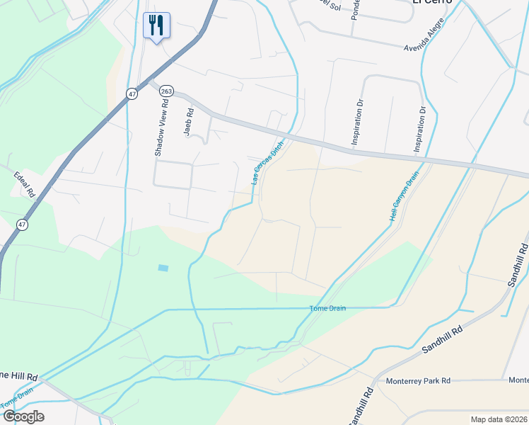 map of restaurants, bars, coffee shops, grocery stores, and more near 7 Miguel Road in Los Lunas