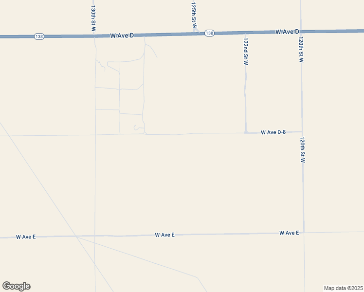 map of restaurants, bars, coffee shops, grocery stores, and more near 125 West Avenue D-8 in Lancaster