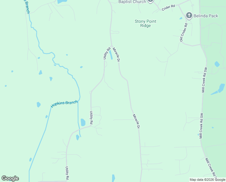 map of restaurants, bars, coffee shops, grocery stores, and more near 2065C Utility Road in Rocky Face