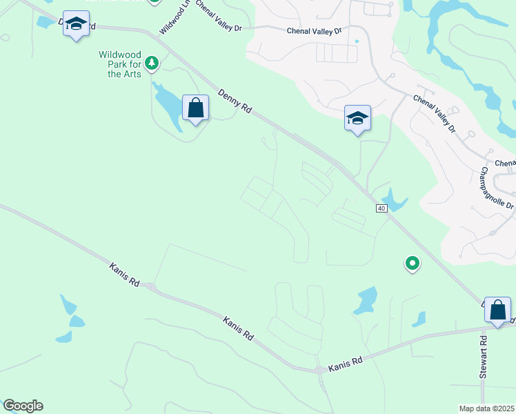 map of restaurants, bars, coffee shops, grocery stores, and more near 901 Wildcreek Circle in Little Rock
