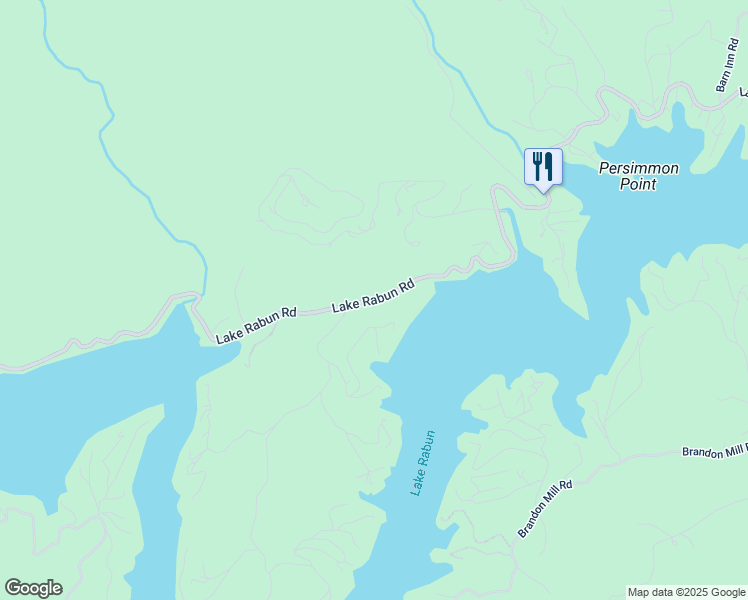 map of restaurants, bars, coffee shops, grocery stores, and more near 2147 Lake Rabun Road in Lakemont
