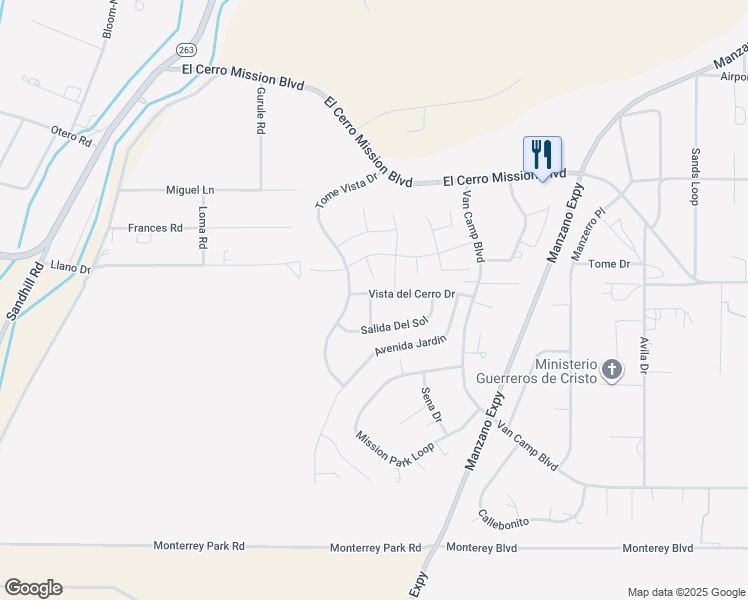 map of restaurants, bars, coffee shops, grocery stores, and more near 11 Vista Del Oeste in Los Lunas
