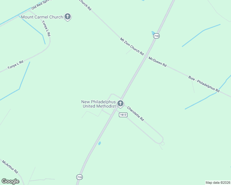 map of restaurants, bars, coffee shops, grocery stores, and more near 62 Clifford Road in Red Springs