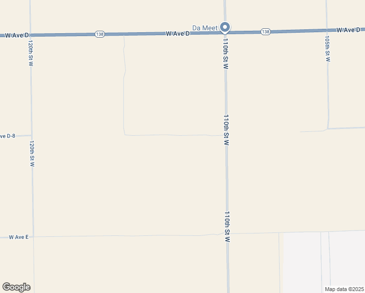 map of restaurants, bars, coffee shops, grocery stores, and more near West Avenue D8 in Lancaster