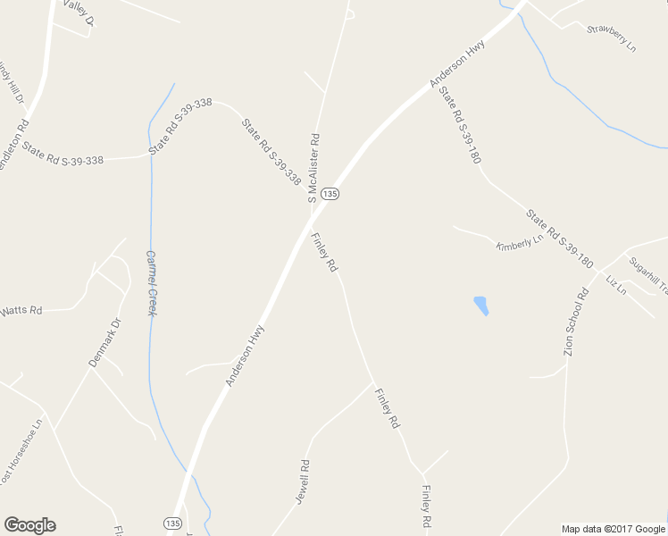 map of restaurants, bars, coffee shops, grocery stores, and more near 110 Finley Road in Easley