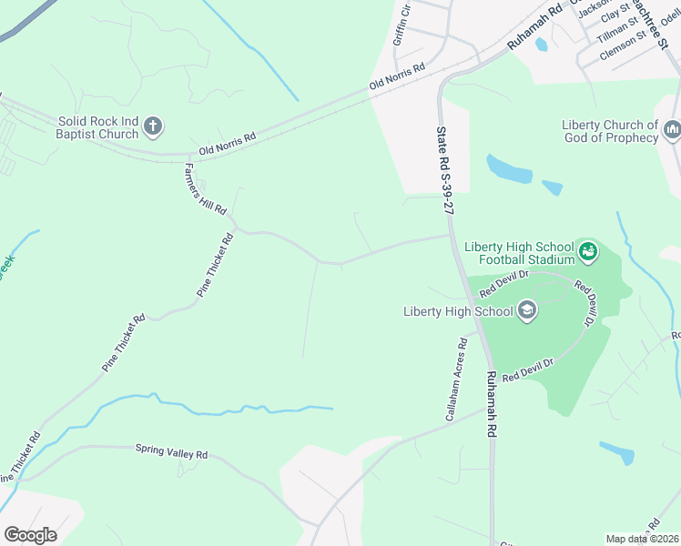 map of restaurants, bars, coffee shops, grocery stores, and more near 189 Farmers Hill Road in Liberty