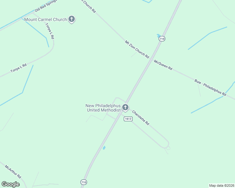 map of restaurants, bars, coffee shops, grocery stores, and more near 62 Sr Clifford Road in Red Springs